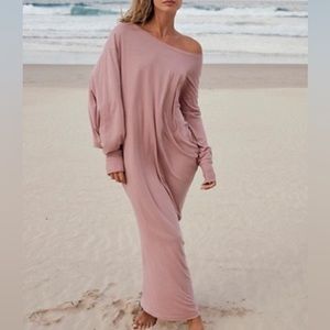 Free People Pink Maxi Dress
